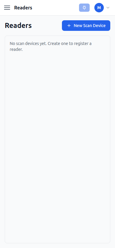 Readers mobile screenshot