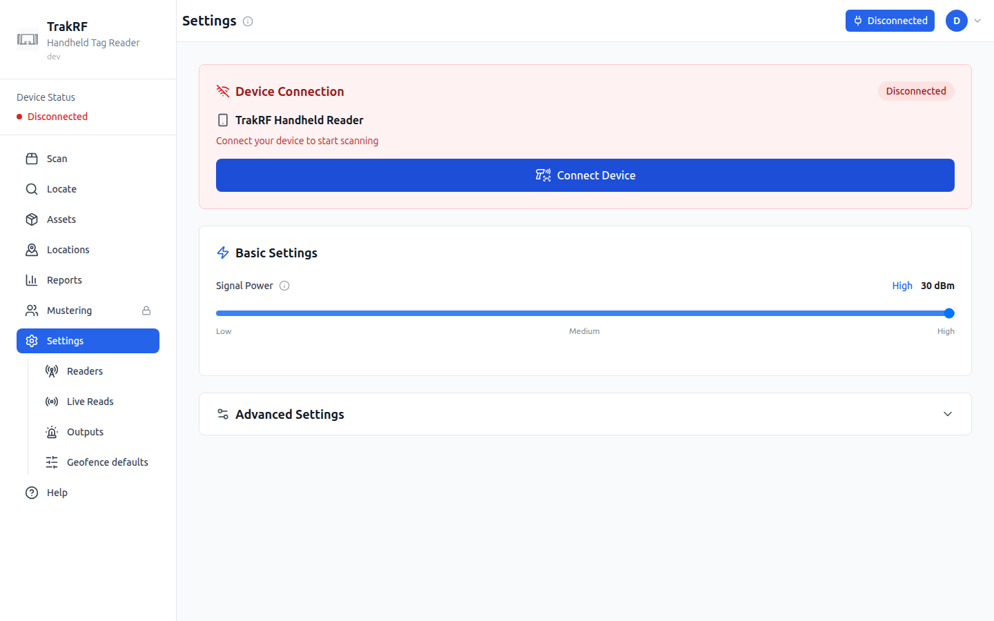Settings desktop screenshot