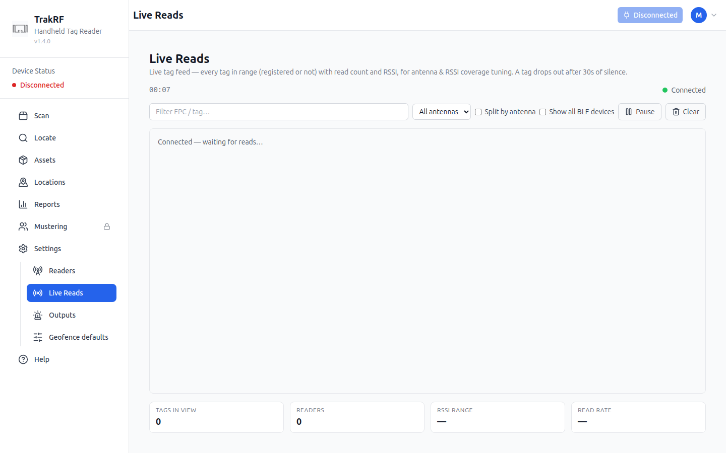 Live Reads screenshot